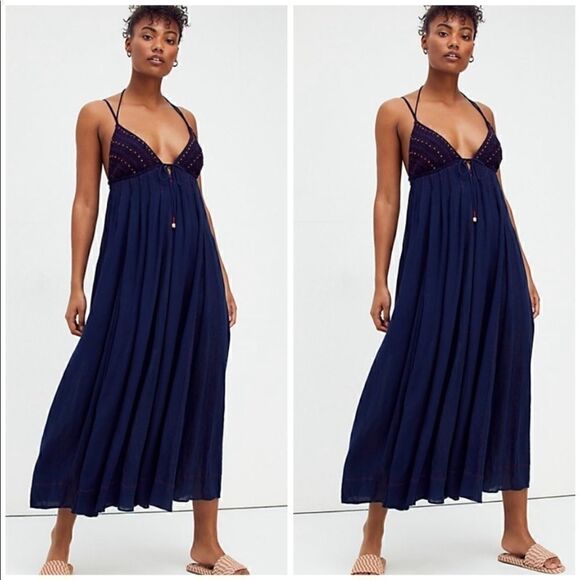 Free People June Bug Maxi Dress Size M - Picture 1 of 7